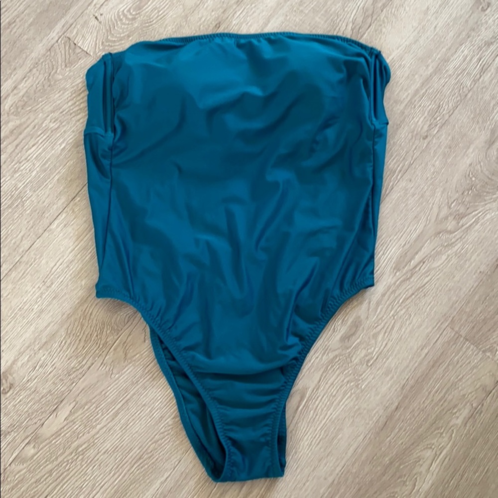 Teal swimsuit
